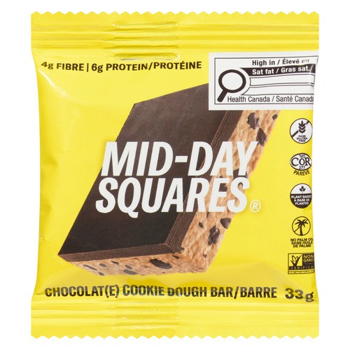 Mid-Day Squares Gluten-Free Plant-Based Cookie Dough 33 g