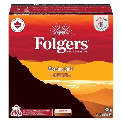 Folgers Coffee Pods Morning Coffee 48 K-Cups 336 g