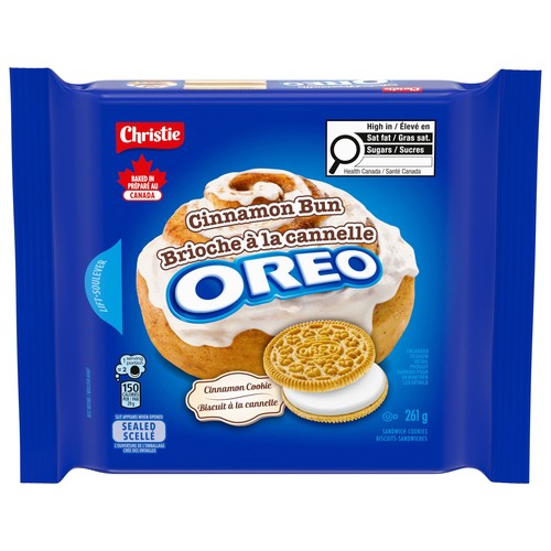 Christie Oreo Sandwich Cookies Cinnamon Bun 261 g