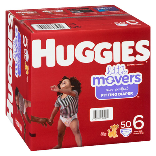 Huggies Little Movers Diapers Size 6 50 Count