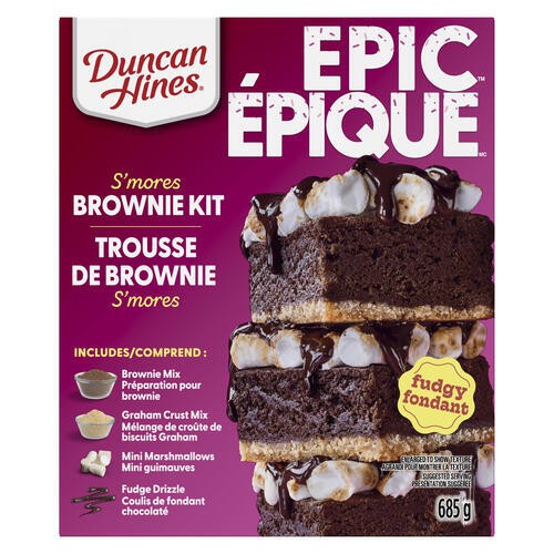 Duncan Hines Epic Brownie Mix S'mores 685 g