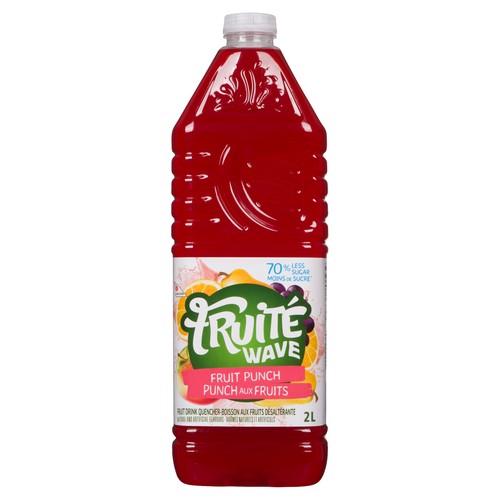 Fruité Drink 70% Less Sugar Fruit Punch 2 L (bottle)