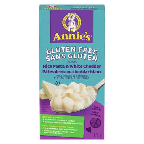 Annie's Gluten-Free Macaroni & Cheese Rice Pasta & White Cheddar 170 g