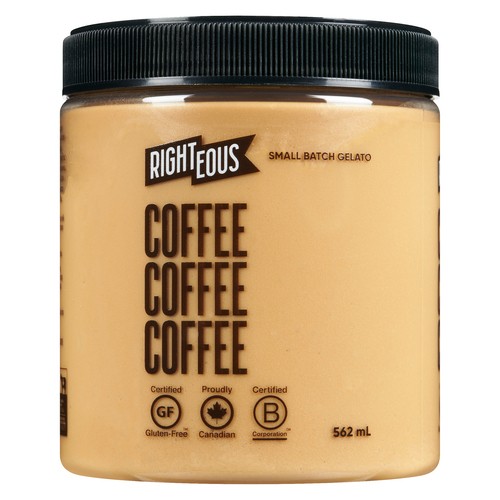 Righteous Gluten-Free Gelato Coffee Coffee Coffee 562 ml