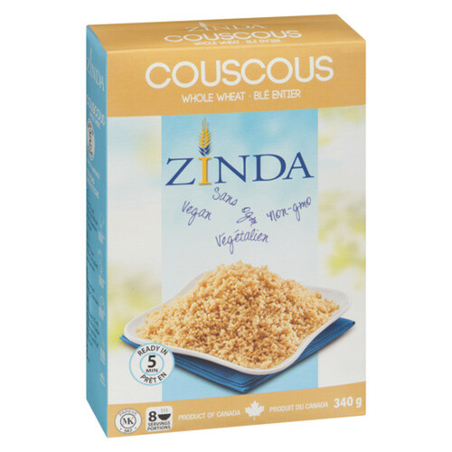 Zinda Couscous Whole Wheat 340 g