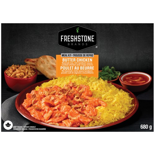 Freshstone Frozen Meal Kit Butter Chicken With Rice 680 g