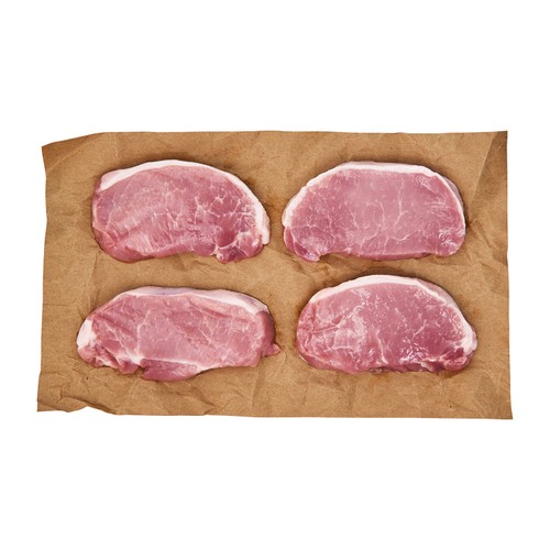 Pork Chops Boneless Center Cut 4 Pack 400 g