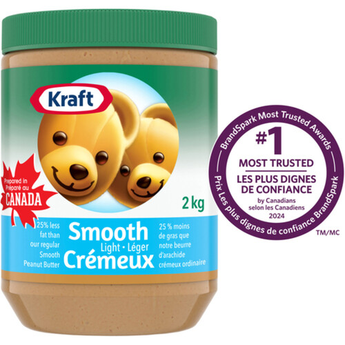 Kraft Light Peanut Butter Smooth 2 kg