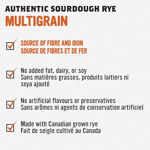 Stonemill Bakehouse Authentic Sourdough Rye Multigrain Bread 550 g