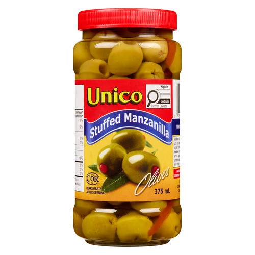 Unico Stuffed Manzanilla Olives 375 ml
