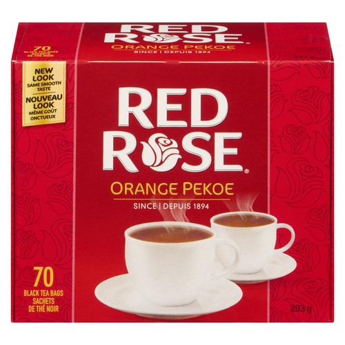 Red Rose Black Tea Orange Pekoe 70 Tea Bags