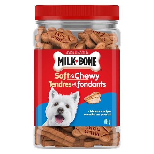 Milk-Bone Dog Treats 12 Vitamins & Minerals Soft & Chewy Chicken Drumsticks 708 g