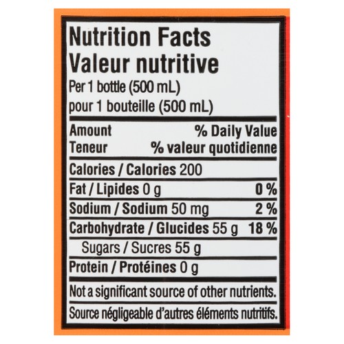 Coca-Cola Soft Drink Orange Sorbet 500 ml (bottle)