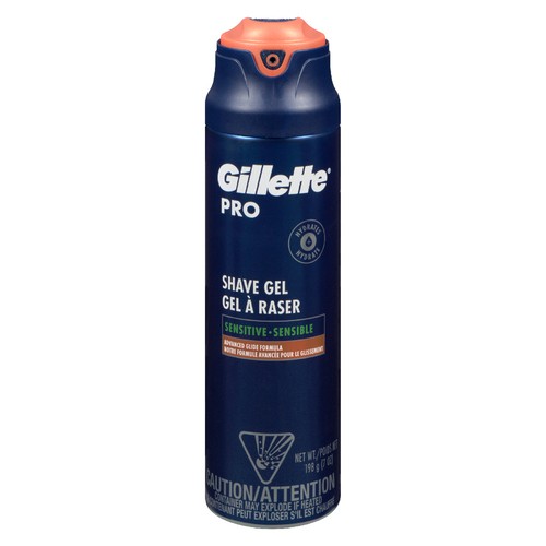 Gillette Pro Shave Gel Sensitive 198 g