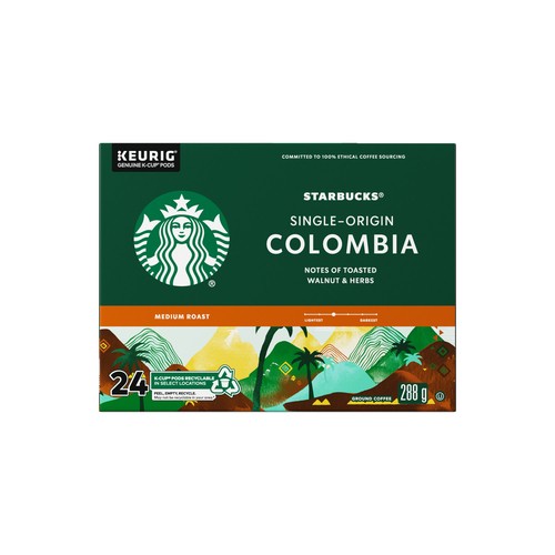 Starbucks Coffee Keurig Coffee Pods Single Origin Colombia 288 g