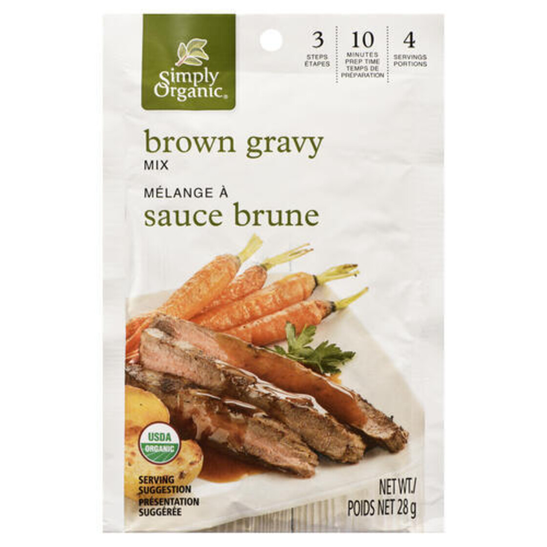 Simply Organic Brown Gravy Mix 28 g Voilà Online Groceries & Offers