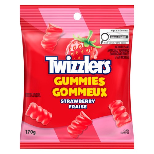 Twizzlers Candy Gummies Strawberry 170 g