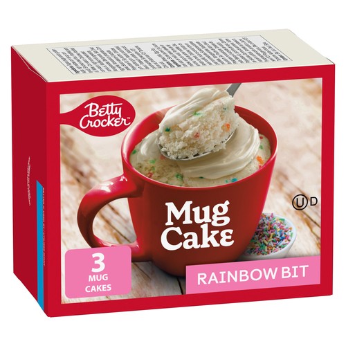 Betty Crocker Mug Cake Rainbow Bit Flavour Frosting 3 Servings 294 g