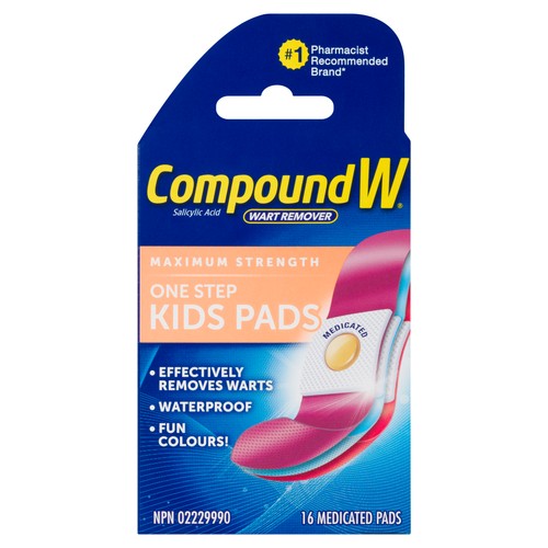 Compound W One Step Wart Remover Pads For Kids 1 Pack