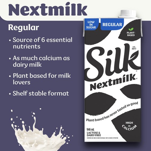 Silk Nextmilk Plant Based Beverage Regular Shelf Stable 946 ml