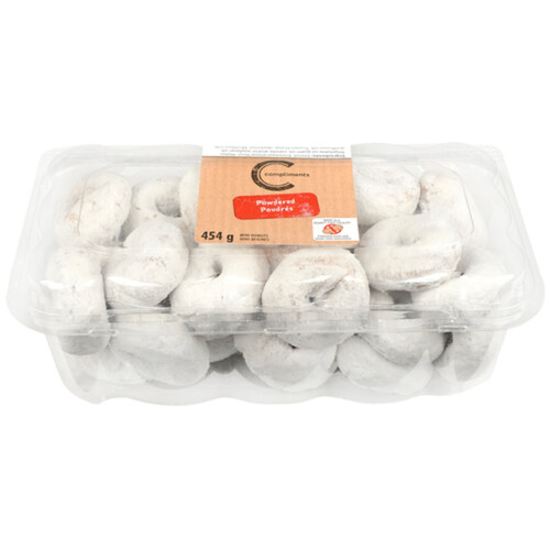 Compliments Powdered Donuts Mini 454 g (frozen)