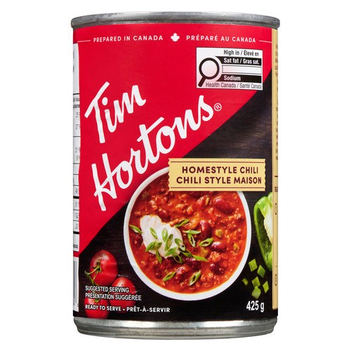 Tim Hortons Chili Homestyle Beef 425 g