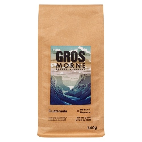 Gros Morne Coffee Roasters Whole Bean Guatemala Medium 340 g