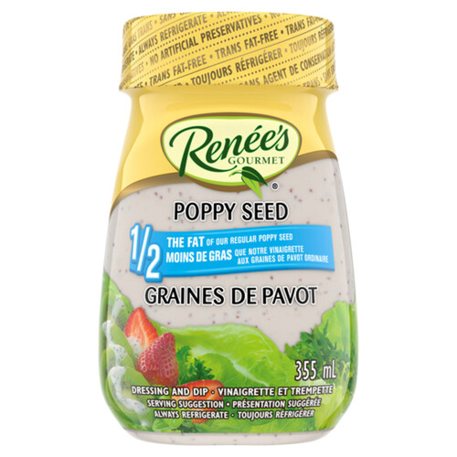 Renée’s Dressing Light Poppy Seed 355 ml