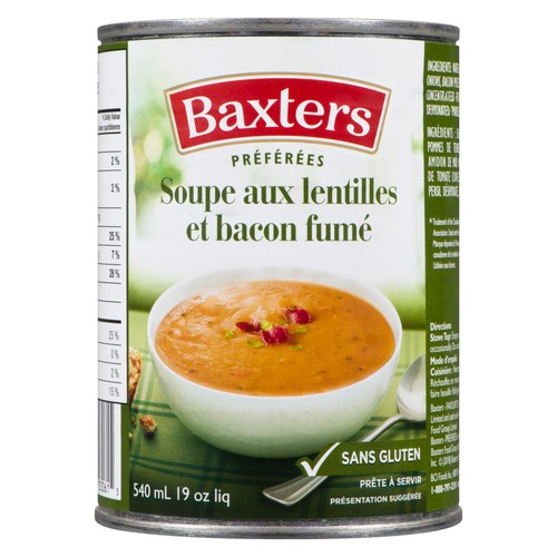 Baxter's Gluten-Free Lentil & Smoked Bacon Soup 540 ml