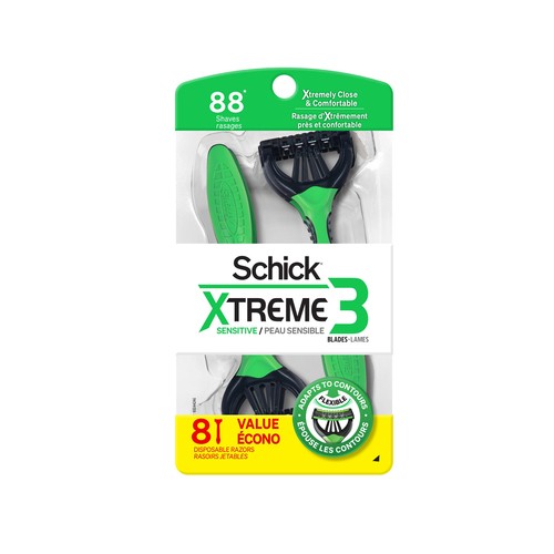 Schick Disposable Razors Xtreme Sensitive 8 Pack