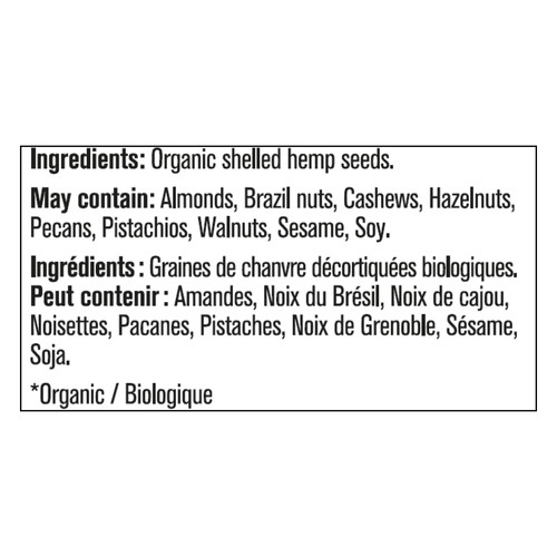Prana Organic Seeds Shelled Hemp 200 g