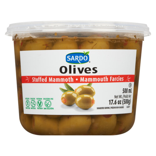 Sardo Olives Stuffed Mammoth 500 ml