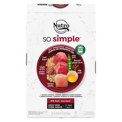 Nutro So Simple Dog Food With Beef 9.98 kg