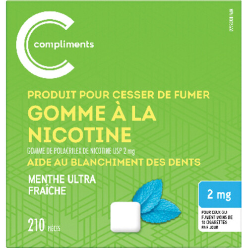 Nicorette 2mg Menthe Fraîche - 210 Gommes