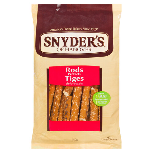 Snyder's Of Hanover Pretzels Rods 240 g