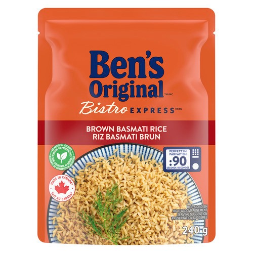 Ben's Original Bistro Express Side Dish Brown Basmati Rice 240 g