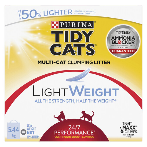 Tidy Cats Cat Litter LightWeight 24/7 Performance Multi-Cat 5.44 kg