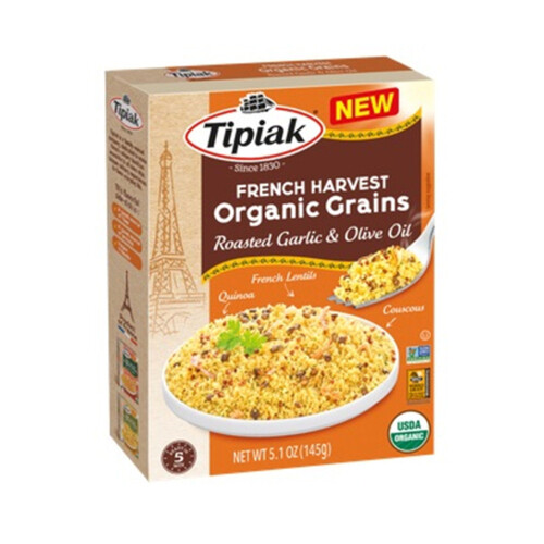 Tipiak Organic Grains Garlic & Olive Oil 145 g