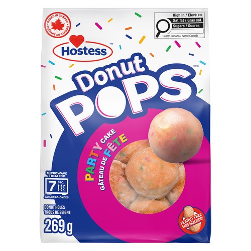 Hostess Peanut-Free Donut Pops Party Cake 269 g