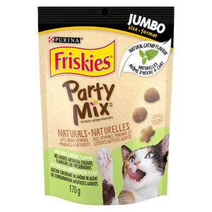 Friskies Cat Treats Party Mix Naturals Catnip Flavour 170 g