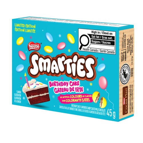 Nestlé Smarties Milk Chocolate Birthday Cake 45 g