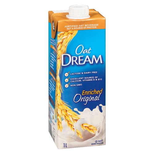 Dream Lactose Free Beverage Enriched Oat Original 1 L