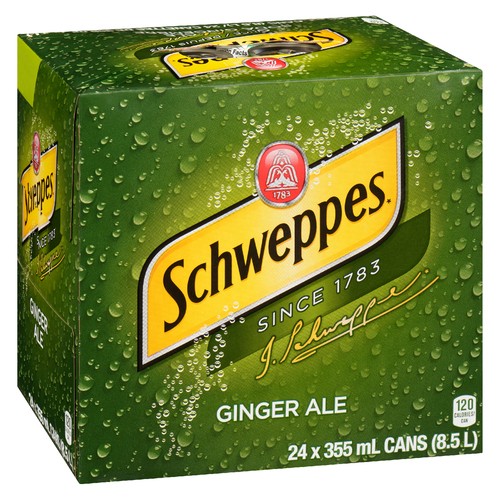 Schweppes Ginger Ale 24 x 355 ml (cans) 