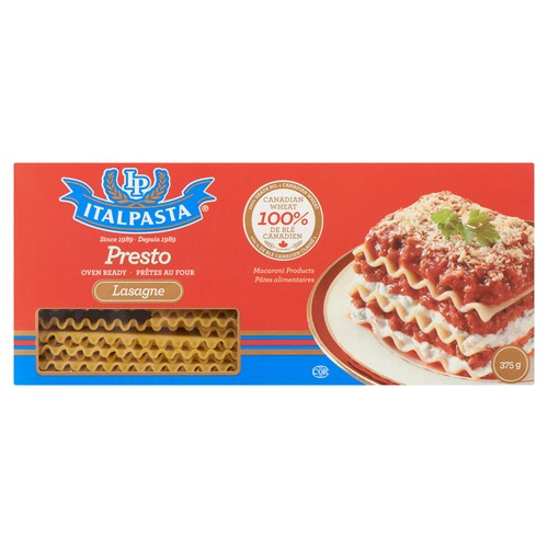 Italpasta Oven-Ready Lasagna 375 g