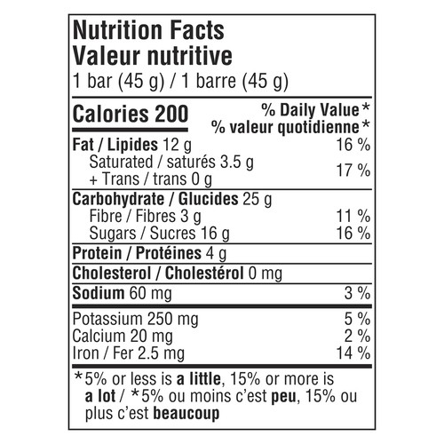 Lärabar Gluten-Free Energy Bar Fruit & Nut Chocolate Chip 45 g
