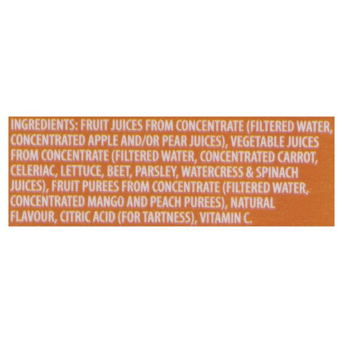 SunRype Juice Peach Mango Fruit Plus Veggie & Fibre 900 ml