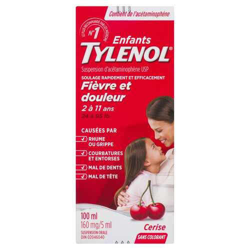 Tylenol Children Liquid Fever Relief Cherry 100 ml