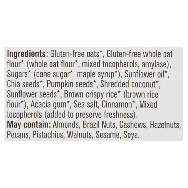 Prana Organic Granolove Cereal Oatmeal Cookie Crunch 300 g Voilà