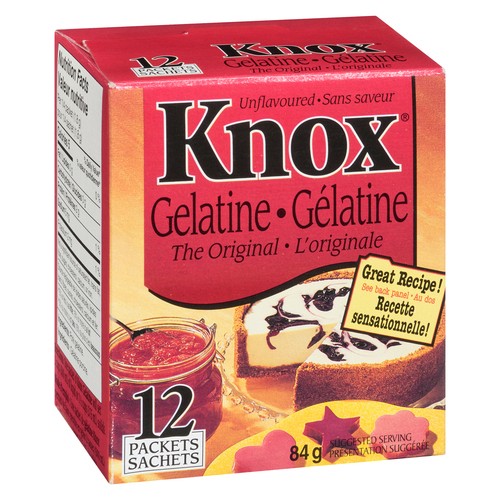 Knox Gelatin The Original Unflavoured 12 Packets 84 g