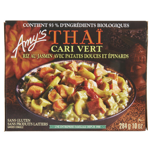 Amy's Kitchen Gluten-Free Vegan Curry Thai Green 284 g (frozen)